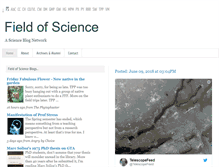 Tablet Screenshot of fieldofscience.com