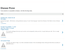 Tablet Screenshot of diseaseprone.fieldofscience.com